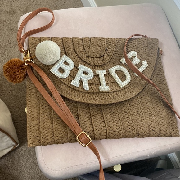 Bride Straw Purse - Picture 2 of 2